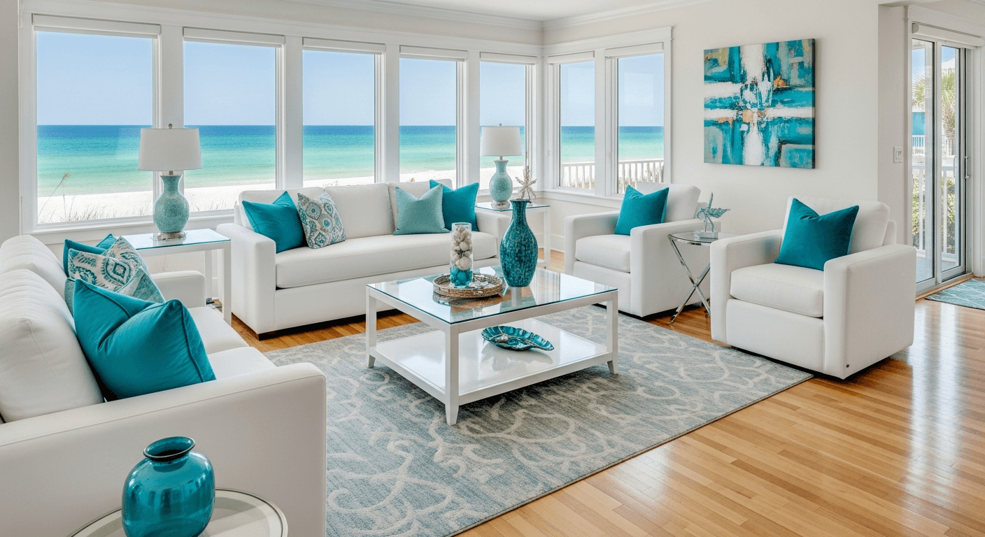 Pristine living room